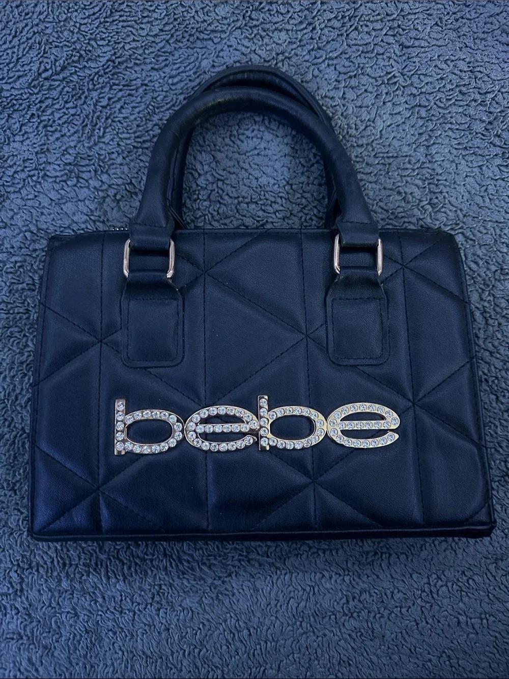 bebe structured quilted